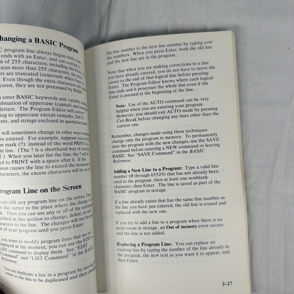 IBM Basic Handbook General Programming Information - Picture 2 of 9